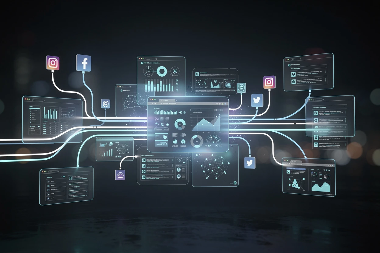 웹 인텔리전스 OSINT 수집 시각화 — 분석 대시보드로 유입되는 데이터 스트림